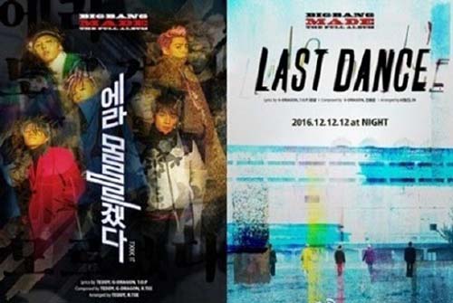 bigbang回归正规专辑音源来袭 16个国家8大音乐榜top1