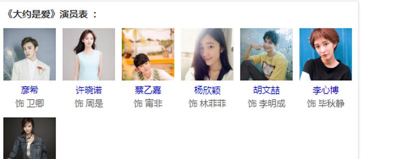 大约是爱的演员
